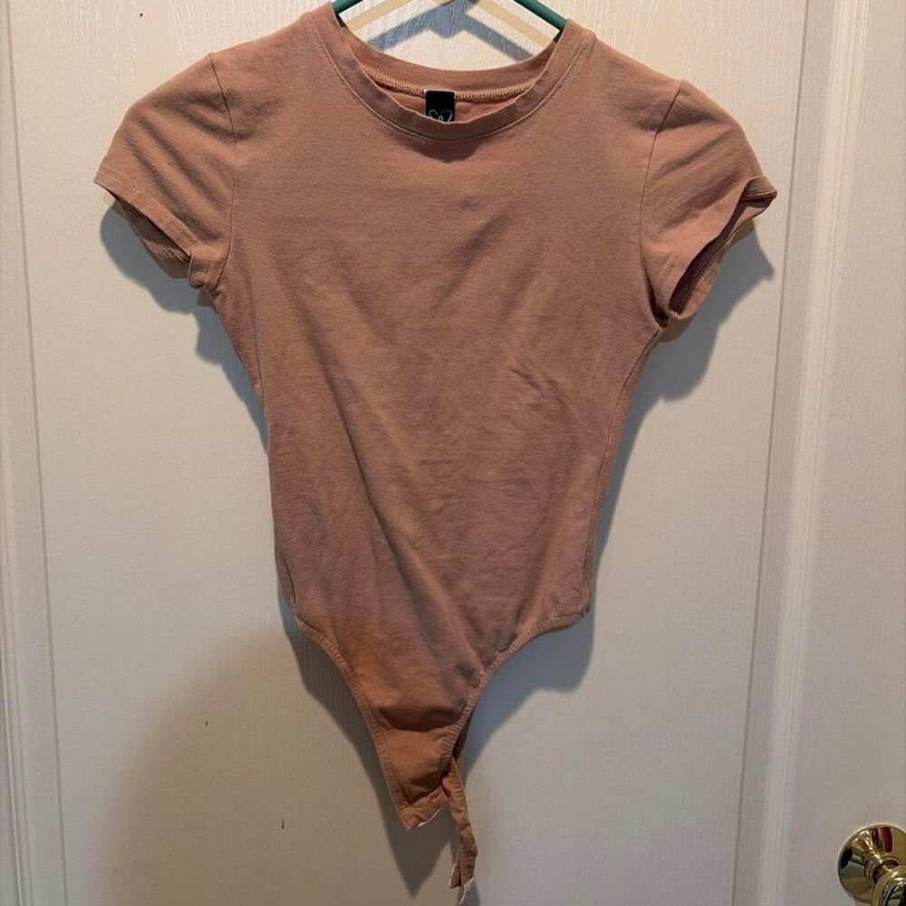 Windsor Women's Pink and Tan Bodysuit